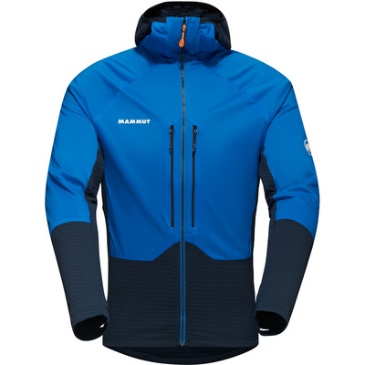 Mammut Heren Eiger Nordwand ML Hybrid Hoodie Jas (Maat XXL, Blauw)