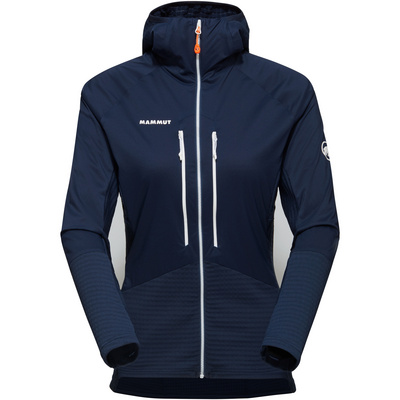 Mammut Dames Eiger Nordwand ML Hybrid Hoodie Jas (Maat S, Blauw)