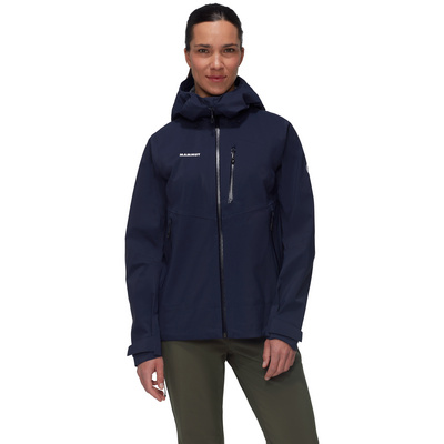 Mammut Dames Alto Guide HS Hoodie Jas (Maat L, Blauw)