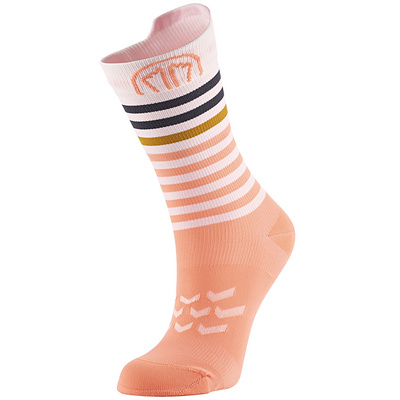 Sidas Run Anatomic Light Crew Sokken (Maat 37 , licht roze)