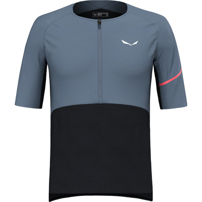 Salewa Heren Vento AM Half Zip Jersey (Maat XXL, Blauw)