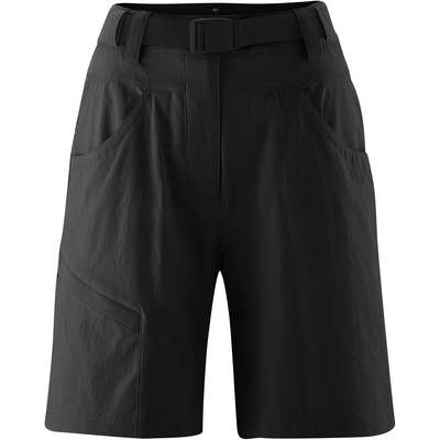 Gonso Dames Mira Fietsbroek kort (Maat XXL, Zwart)