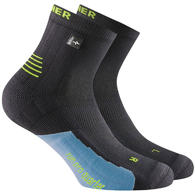 Rohner Run Pro Quarter Sokken (Maat 39 , Zwart)