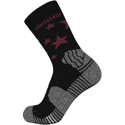 Zimtstern Techsockz MTB Performance Sokken (Maat 36 , Zwart)