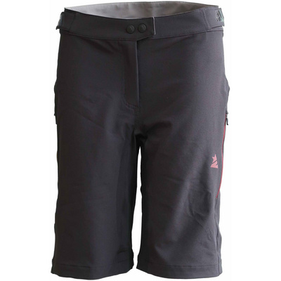 Zimtstern Dames Gravelz MTB Broek kort (Maat XS, Grijs)