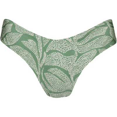 Barts Dames Akamu High Cut Bikini Broek (Maat M, Groen)