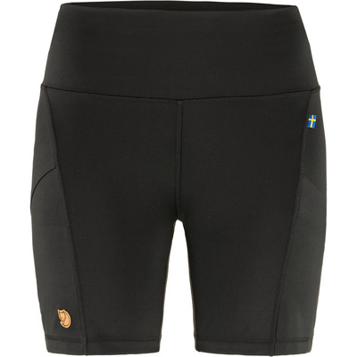 Fjällräven Dames Abisko 6" Short Tight (Maat XXS, Zwart)
