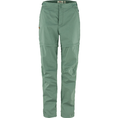 Fjällräven Dames Abisko Hike Zip-Off Broek (Maat M, Groen)