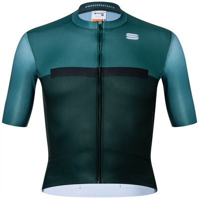 Sportful Heren Pista Fietsshirt (Maat L, Groen)