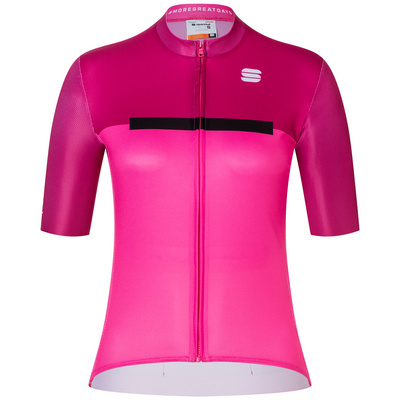 Sportful Dames Pista Fietsshirt (Maat XS, licht roze)