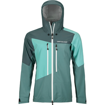 Ortovox Dames Westalpen 3L Jas (Maat S, Turquoise)