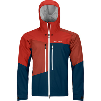 Ortovox Heren Westalpen 3L Jas (Maat M, Blauw)