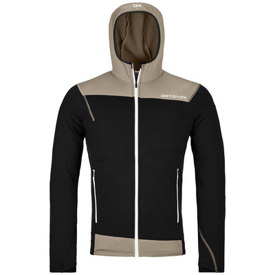 Ortovox Homme Veste Fleece Light Hoodie (taille XL, Noir)