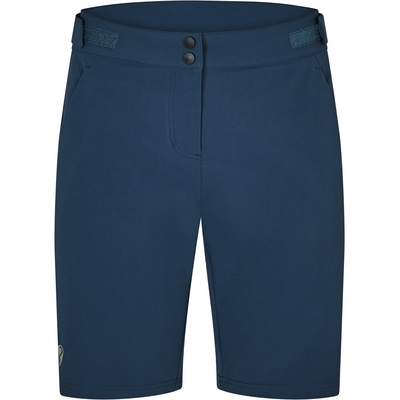 Ziener Dames Nilsa Fietsbroek kort (Maat XXL, Blauw)