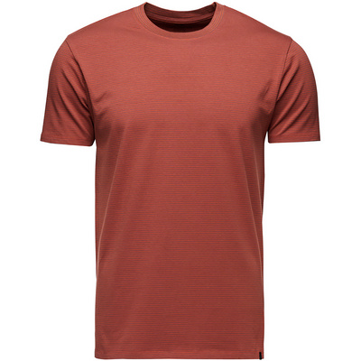 Black Diamond Heren BD Stripe T-Shirt (Maat M, Rood)
