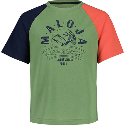 Maloja Kinderen PapaverB. T-Shirt (Maat XL, Groen)