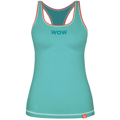 Ein schöner Fleck Erde Dames Wow Top (Maat XS, Groen)