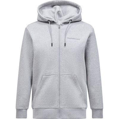 Peak Performance Heren Original Small Logo Hoodie Vest (Maat M, Grijs)