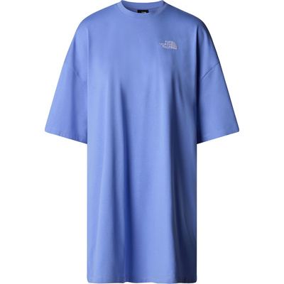 The North Face Dames Essential T-Shirt Jurk (Maat XS, Blauw)