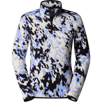 The North Face Dames 100 Glacier Printed 1/4 Zip Trui