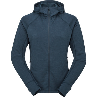 Rab Dames Planar Hoodie Vest (Maat L, Blauw)