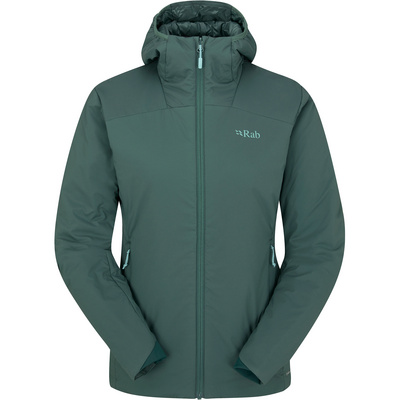 Rab Dames Xenair Alpine Light Jas (Maat L, Groen)