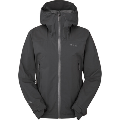 Rab Dames Downpour Light Jas (Maat XL, Grijs)