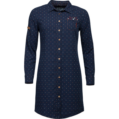 Chillaz Dames Santorin Jurk (Maat S, Blauw)
