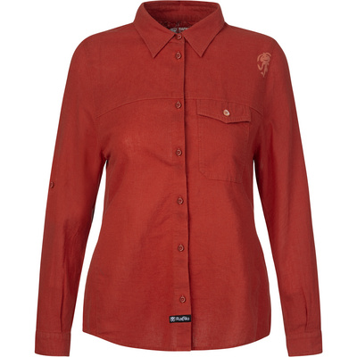 Rafiki Dames Saume Bluse (Maat XS, Rood)