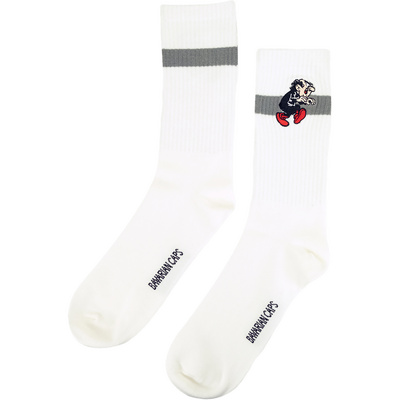 Bavarian Caps Gargamel Sokken (Maat 36 , Wit)