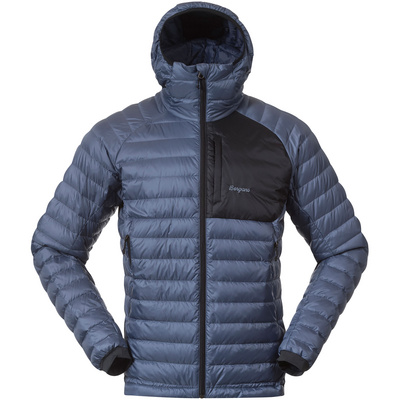 Bergans Heren Vaagaa Light Down Hoodie Jas (Maat M, Blauw)
