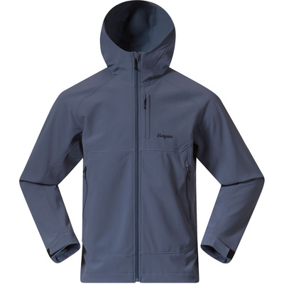 Bergans Heren Vaagaa Softshell Hoodie Jas (Maat XXL, Blauw)