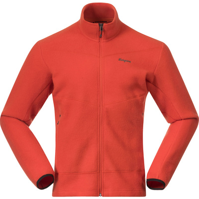Bergans Heren Rabot Merino Fleece Jas (Maat S, Rood)