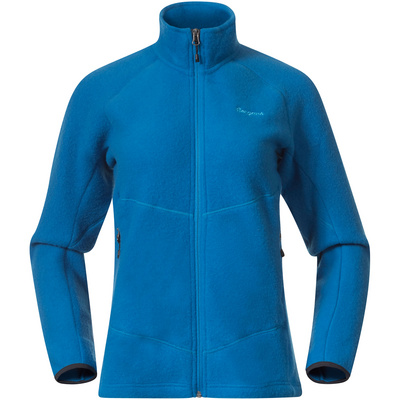 Bergans Dames Rabot Merino Fleece Jas (Maat S, Blauw)