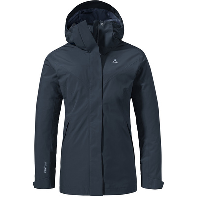 Schöffel Dames Style Tamina 3in1 Jas (Maat L, Blauw)