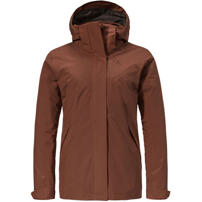 Schöffel Dames Style Tamina 3in1 Jas (Maat XS, Bruin)