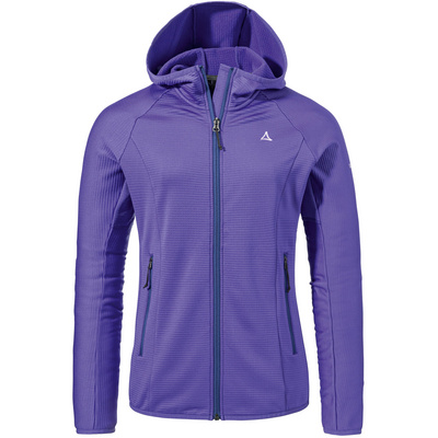 Schöffel Dames Style Cascata Hoodie Jas (Maat XXL, Paars)