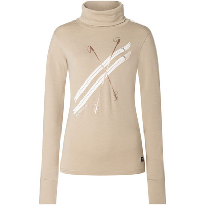 Super.Natural Dames Kryssede Ski Roll Neck Longsleeve