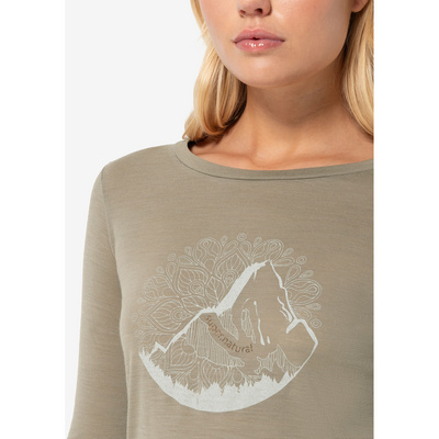 Super.Natural Dames Mountain Mandala Tree Longsleeve