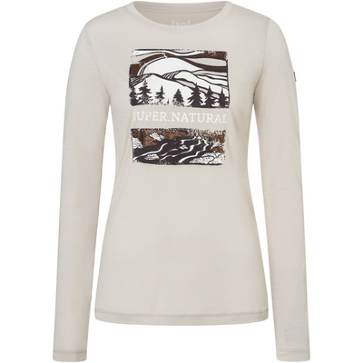 Super.Natural Dames Great Bear River Longsleeve