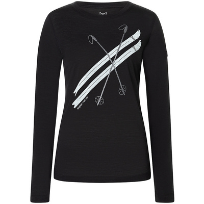 Super.Natural Dames Kryssede Ski Longsleeve