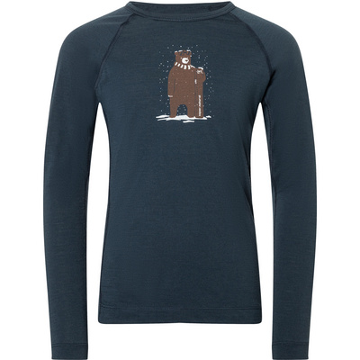 Super.Natural Kinderen Bennie Bear175 Longsleeve (Maat 110, Blauw)
