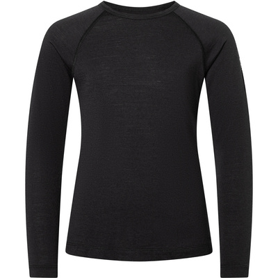 Super.Natural Kinderen Tundra175 Longsleeve (Maat 110, Zwart)