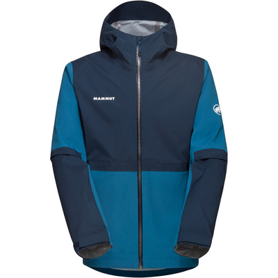 Mammut Heren Linard Guide HS Hoodie Jas (Maat XXL, Blauw)