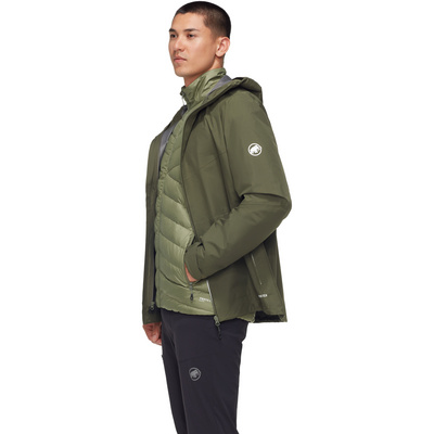 Mammut Heren Convey 3 In 1 HS Hoodie Jas (Maat M, Groen)