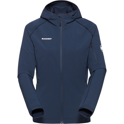 Mammut Dames Madris Light ML Hoodie Jas (Maat S, Blauw)
