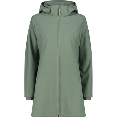 CMP Dames Zip Hoodie Parka (Maat S, Groen)