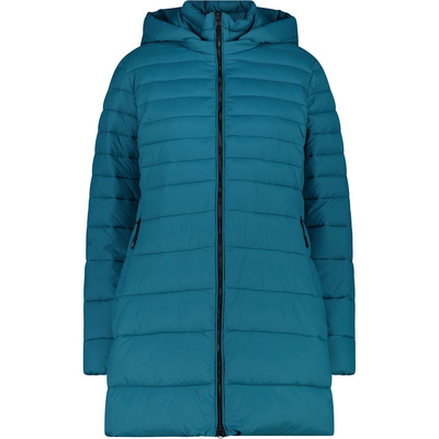 CMP Dames Snaps Hoodie Parka (Maat M, Turquoise)