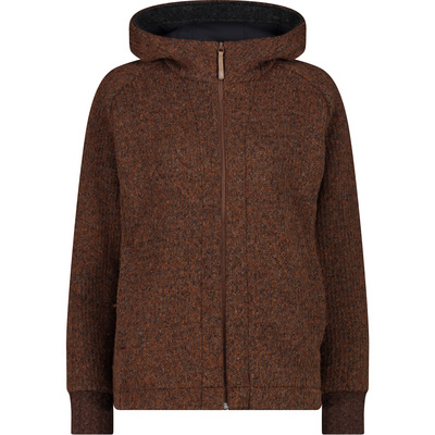 CMP Femme Veste Hoodie (taille XS, Brun)