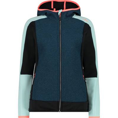 CMP Dames Hoodie Jas (Maat S, Turquoise)